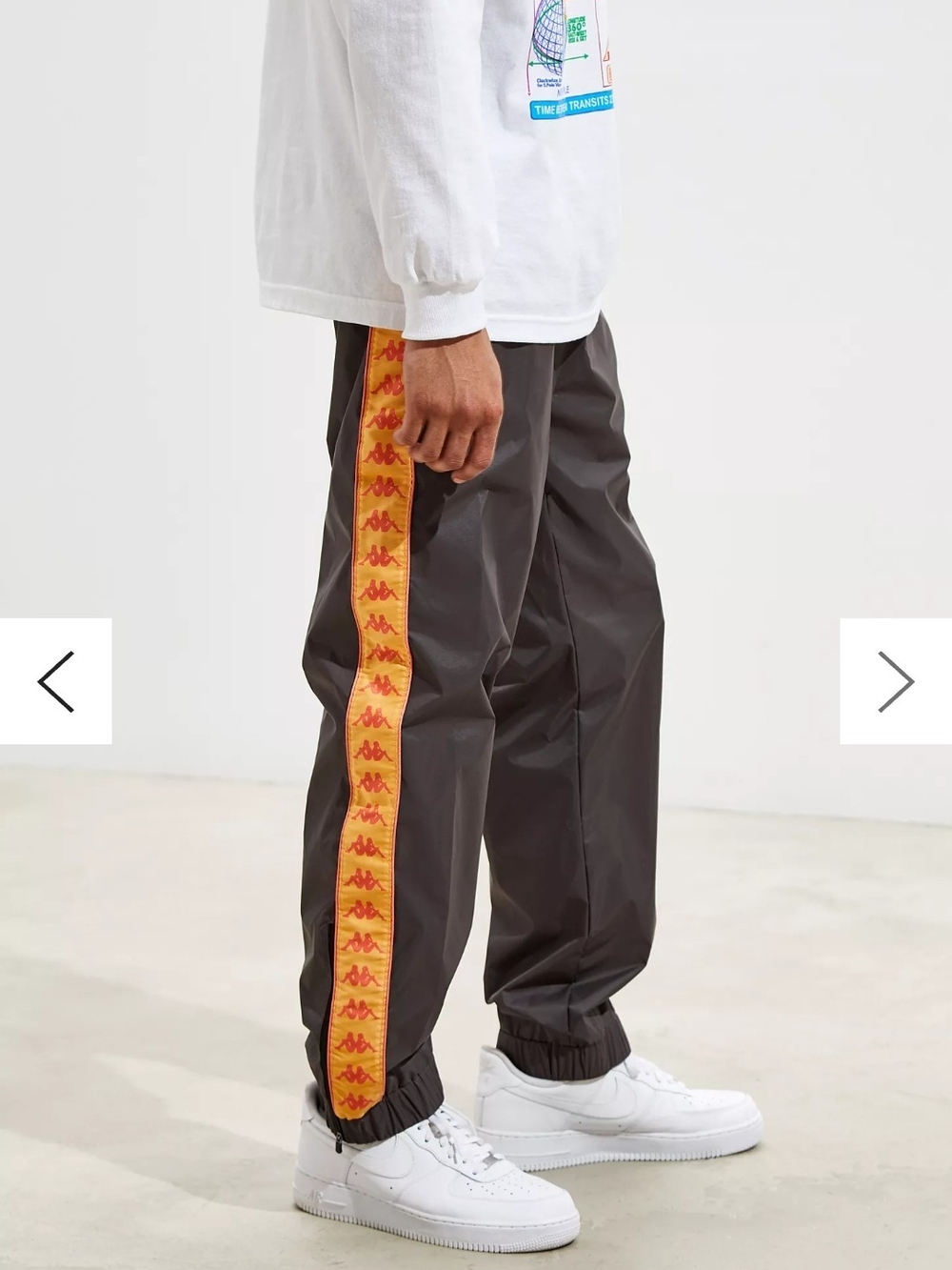 Kappa UO Exclusive Banda Wind Pant Menium Size New